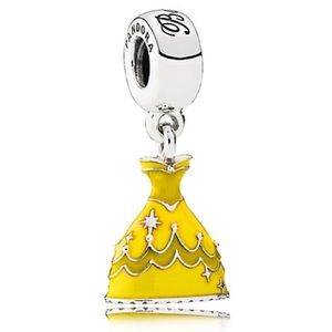 Belle dress pandora charm